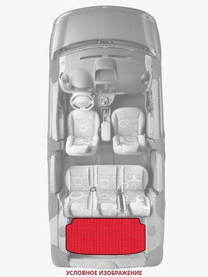 ЭВА коврики «Queen Lux» багажник для Renault Grand Scenic